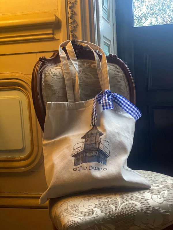 Tote bag lino modelo azul