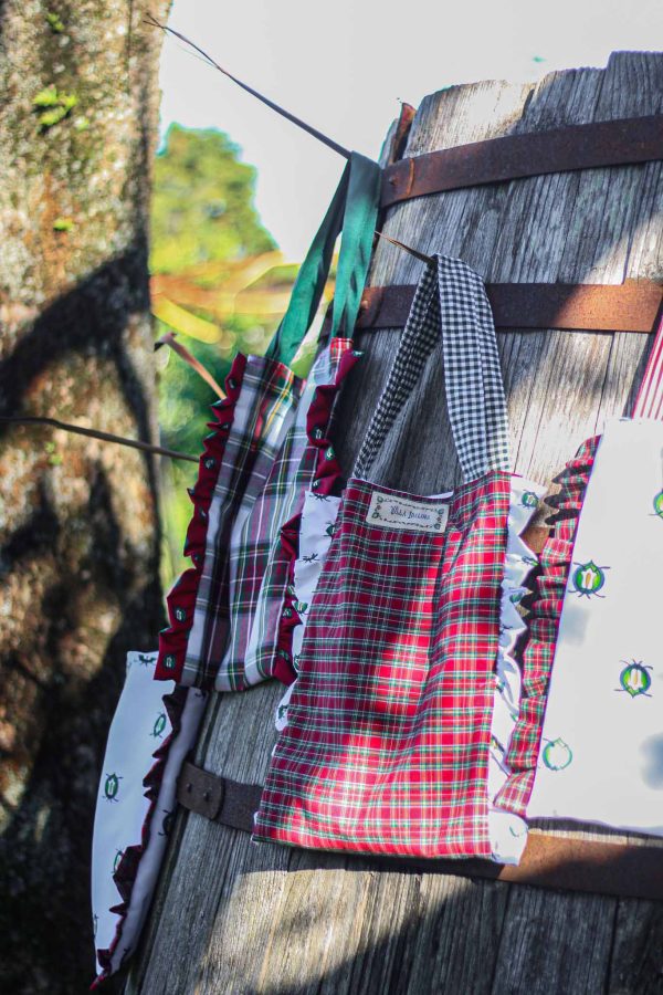 Tote bag volantes