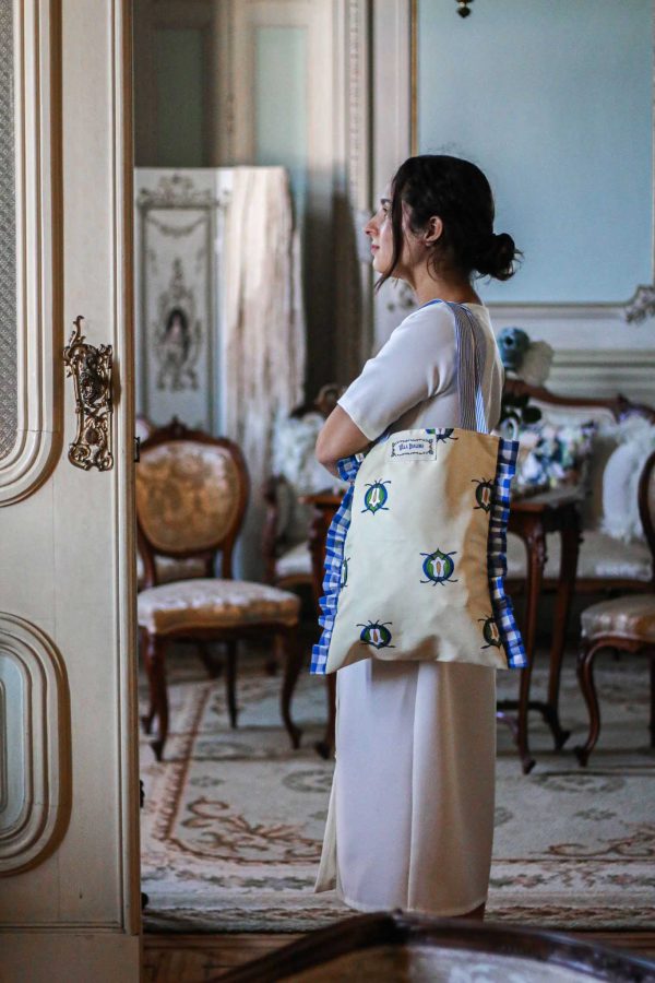 Tote bag volantes