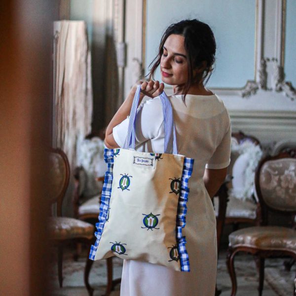 Tote bag volantes