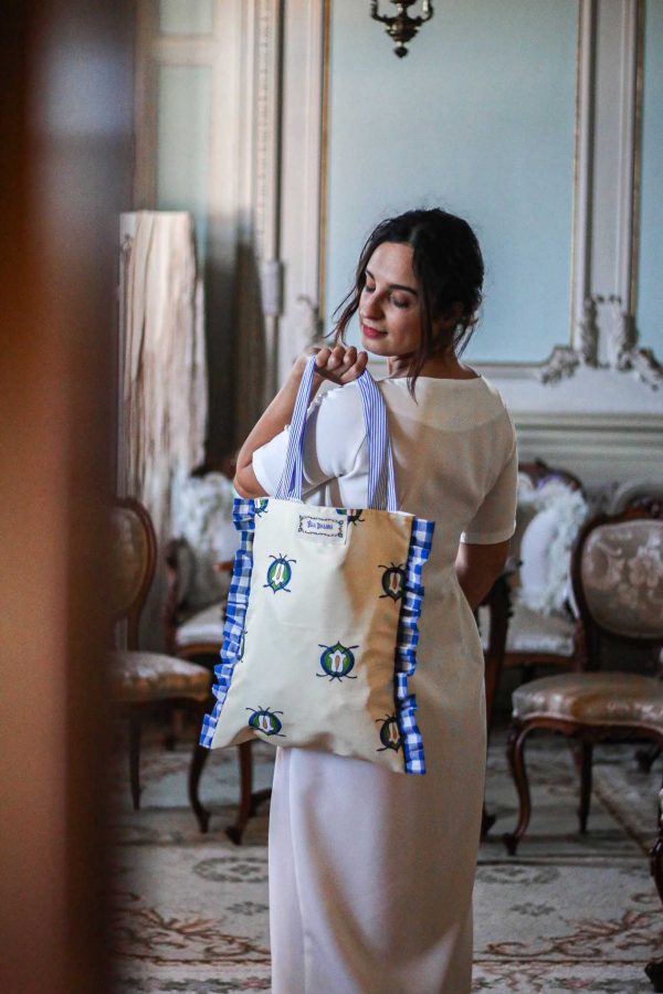 Tote bag volantes
